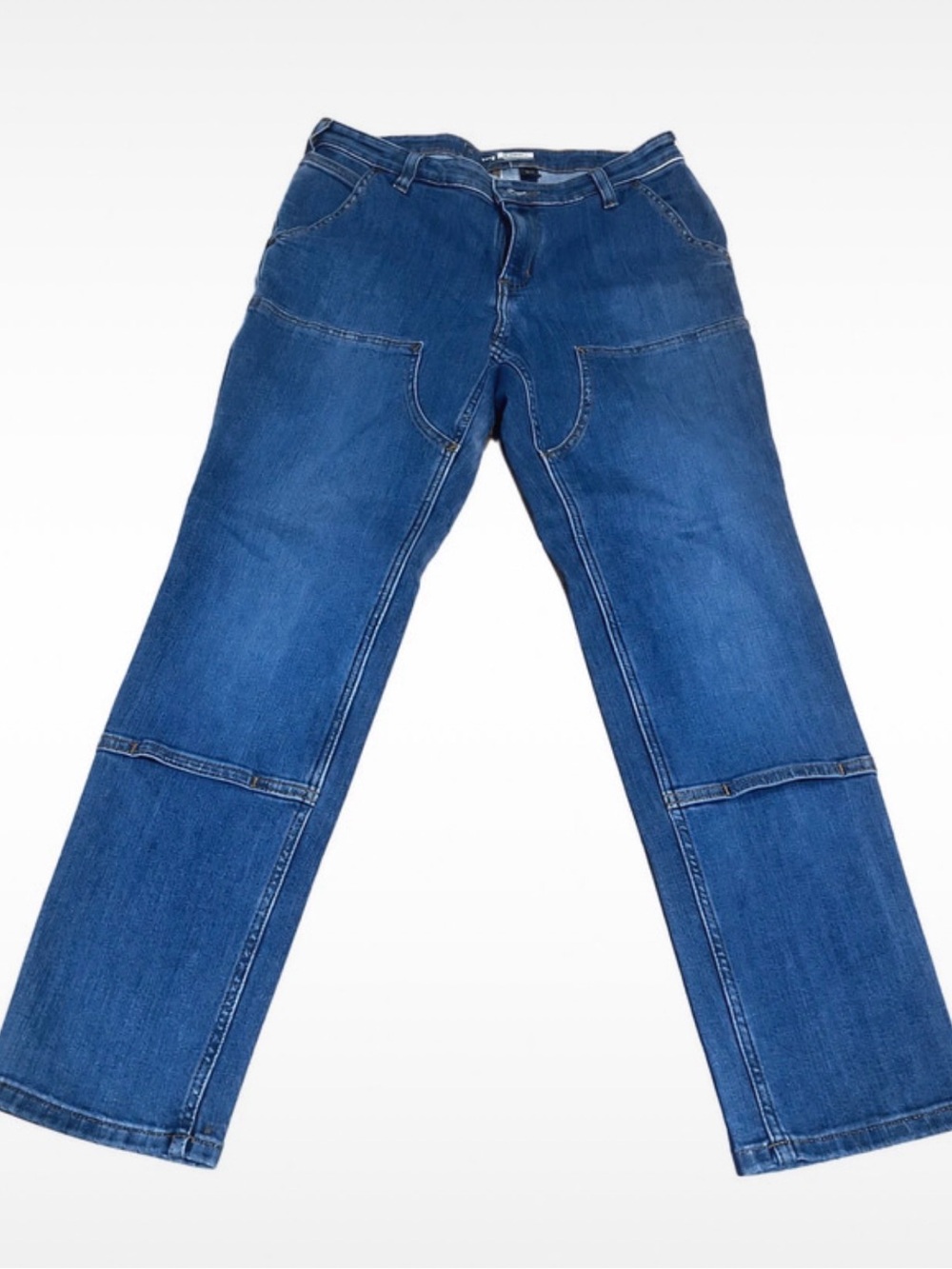 Carhartt Women’s Relaxed Fit Carpenter Jeans Size 8 Regular Blue Denim